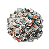 a pile of loose photos